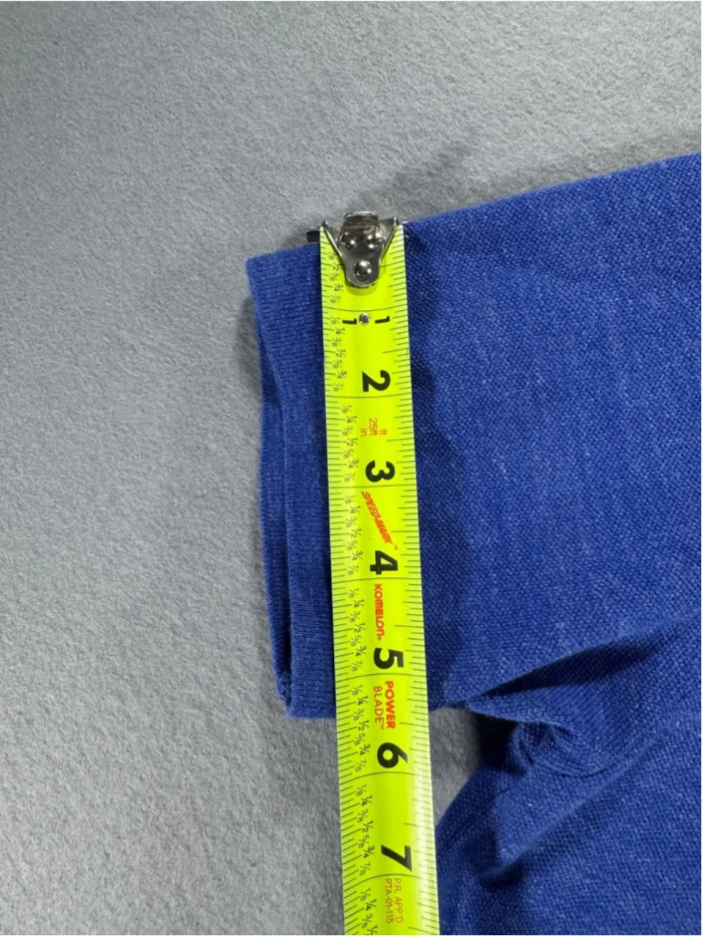 Ralph Lauren Blue Polo Shirt with Yellow Emblem Size Small